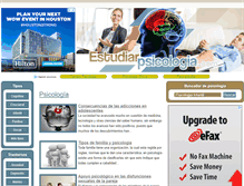 Tablet Screenshot of estudiarpsicologia.com